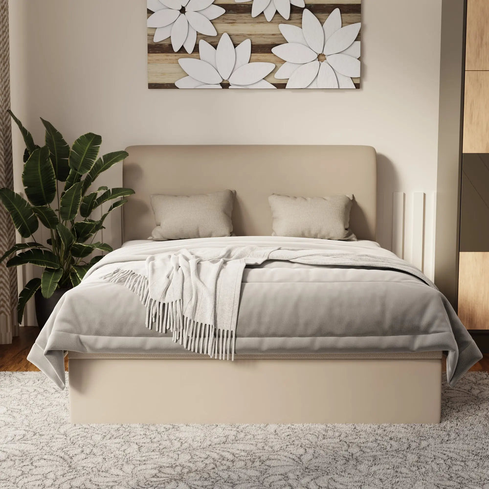 Vintaro Faux Leather Storage Bed Frame (Pet Friendly) by Somnuz KH