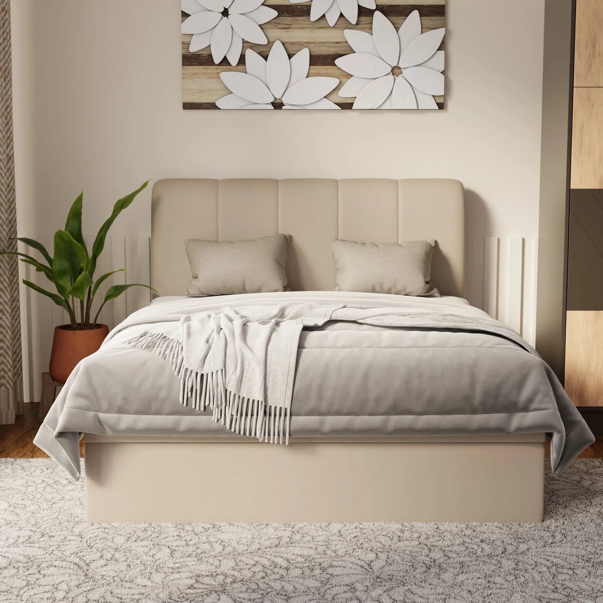 Caldrin Faux Leather Storage Bed Frame (Pet Friendly) by Somnuz KH