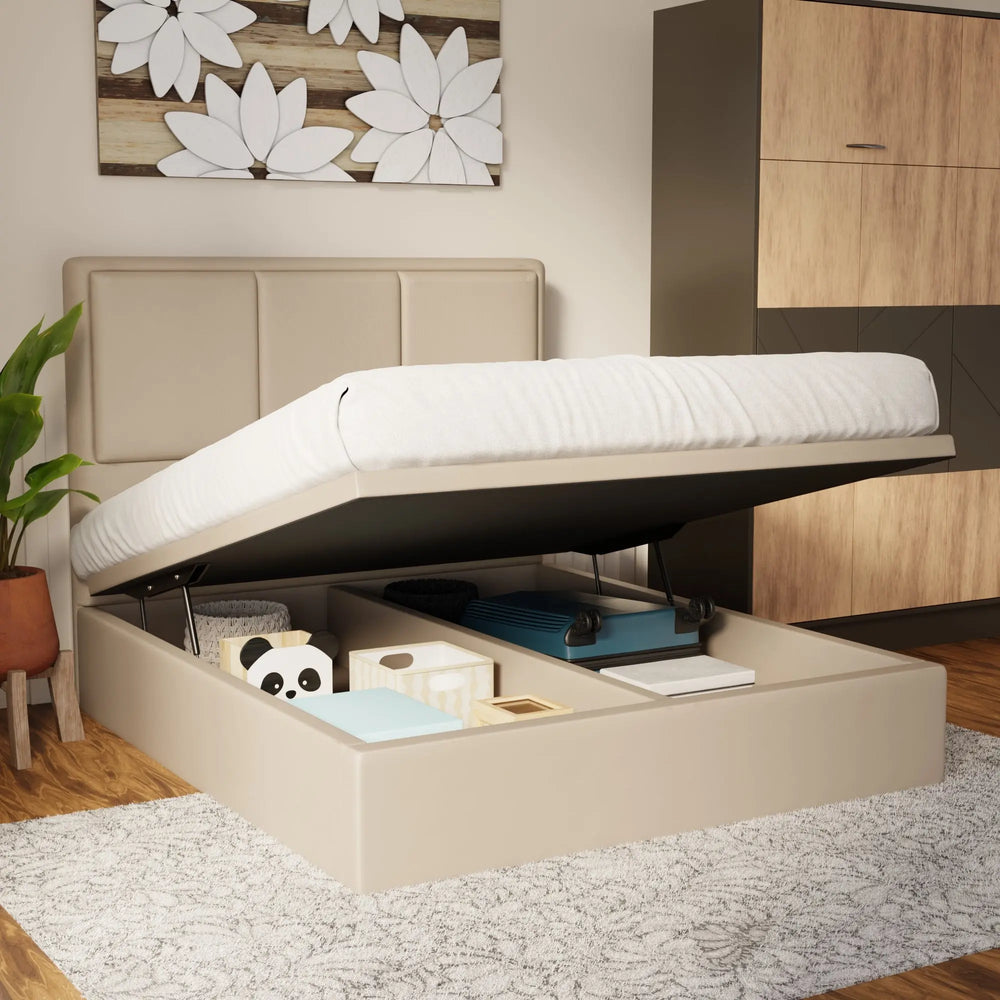 Velmira Faux Leather Storage Bed Frame (Pet Friendly) by Somnuz KH
