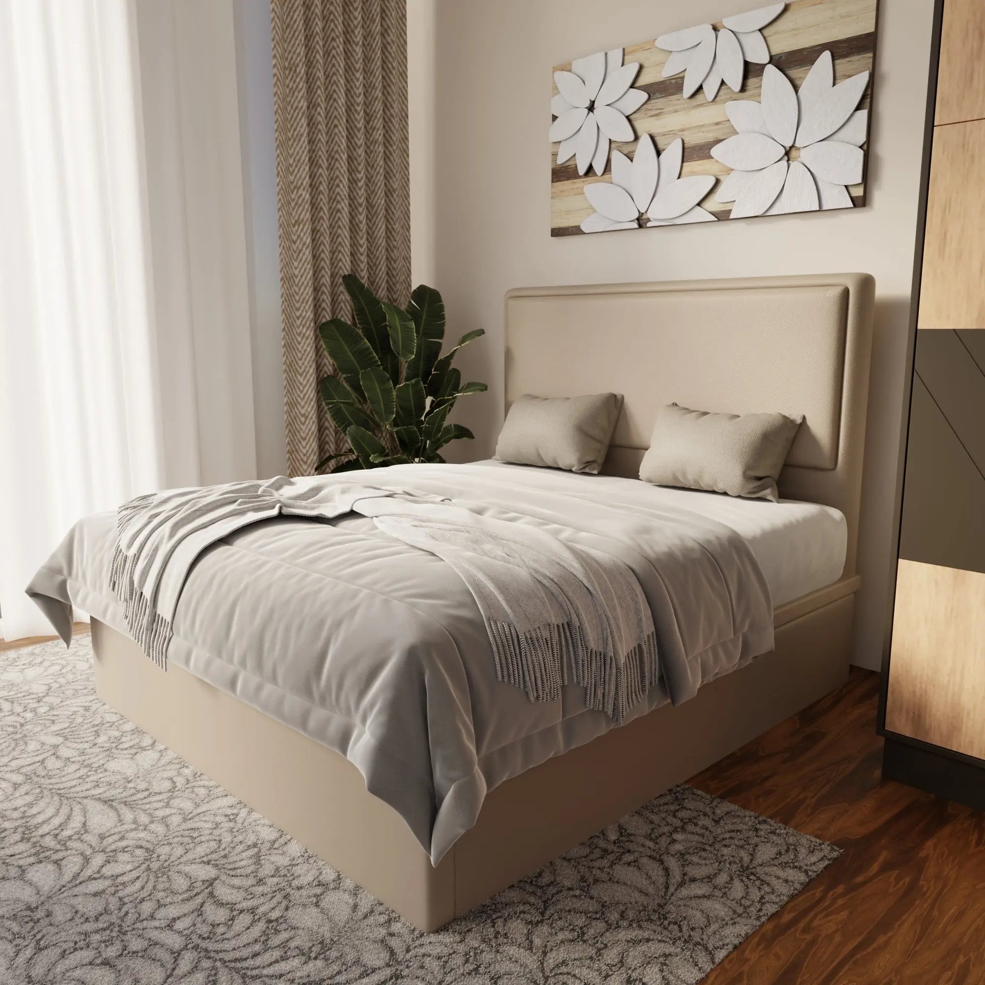 Shiro Faux Leather Storage Bed Frame (Pet Friendly) by Somnuz KH