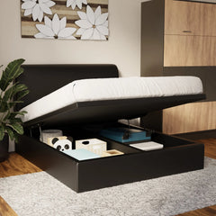 Vintaro Faux Leather Storage Bed Frame (Pet Friendly) by Somnuz KH
