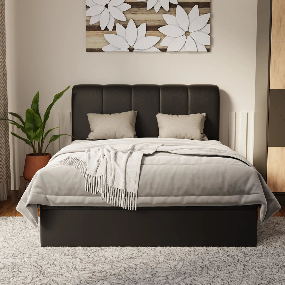 Caldrin Faux Leather Storage Bed Frame (Pet Friendly) by Somnuz KH