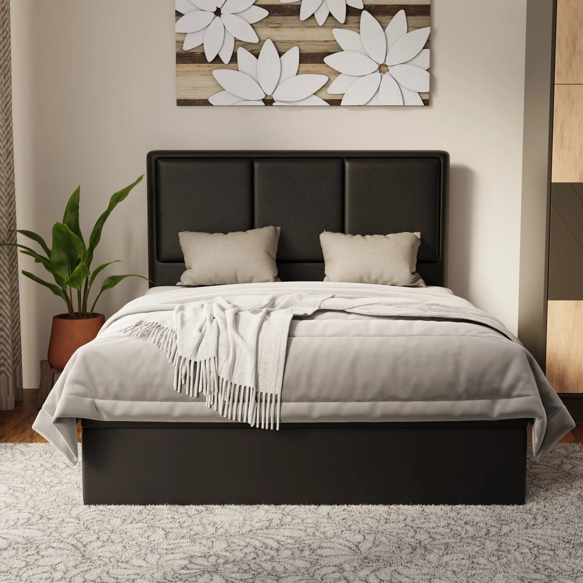 Velmira Faux Leather Storage Bed Frame (Pet Friendly) by Somnuz KH