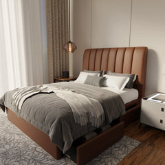 Trevino Faux Leather Drawer Bed Frame (Pet Friendly) by Somnuz KH