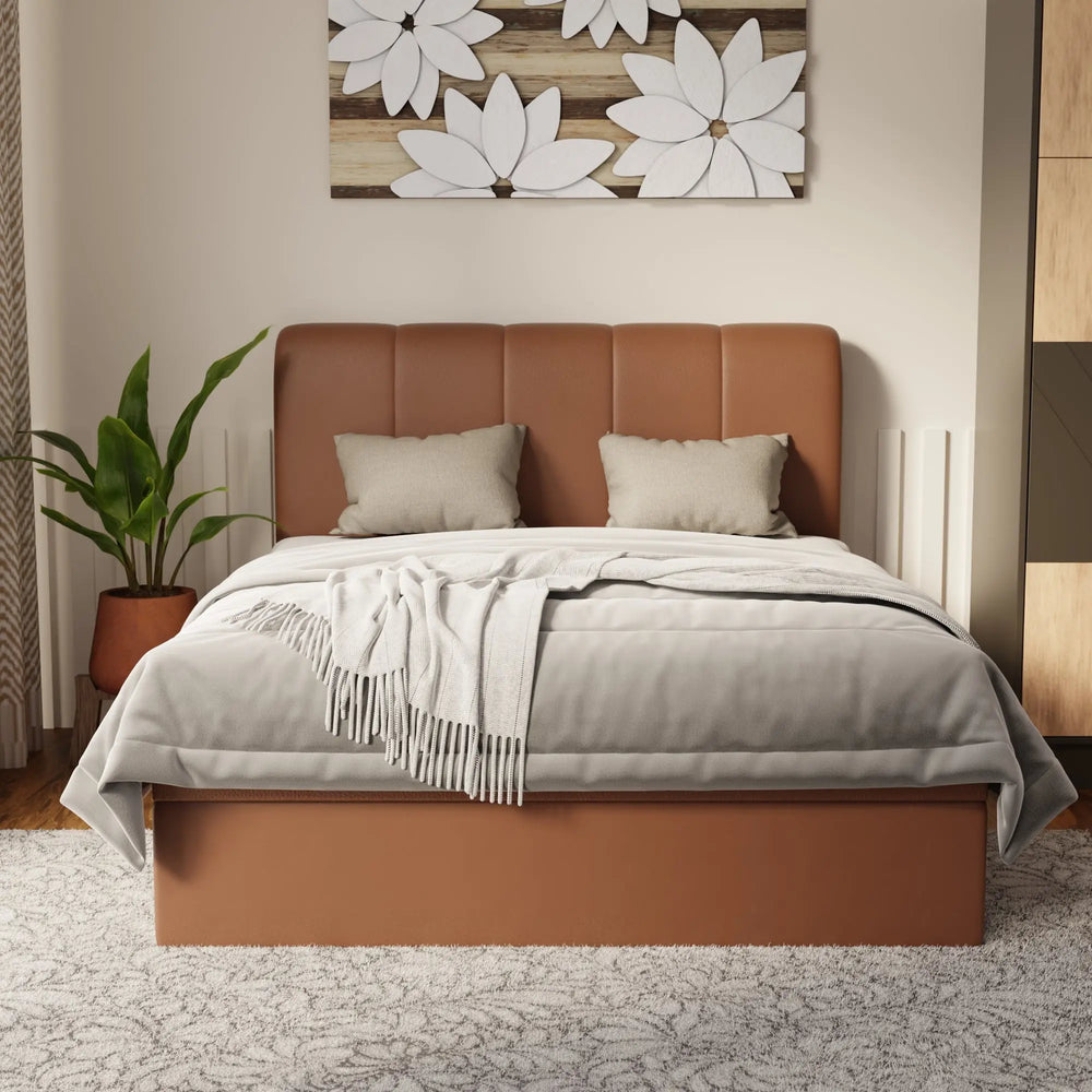 Caldrin Faux Leather Storage Bed Frame (Pet Friendly) by Somnuz KH