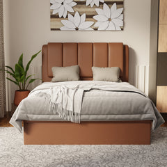 Asteron Faux Leather Storage Bed Frame (Pet Friendly) by Somnuz