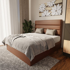 Corlune Faux Leather Storage Bed Frame (Pet Friendly) by Somnuz