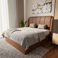 Brinley Faux Leather Storage Bed Frame (Pet Friendly) by Somnuz