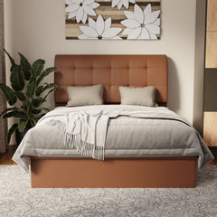 Haldor Faux Leather Storage Bed Frame (Pet Friendly) by Somnuz