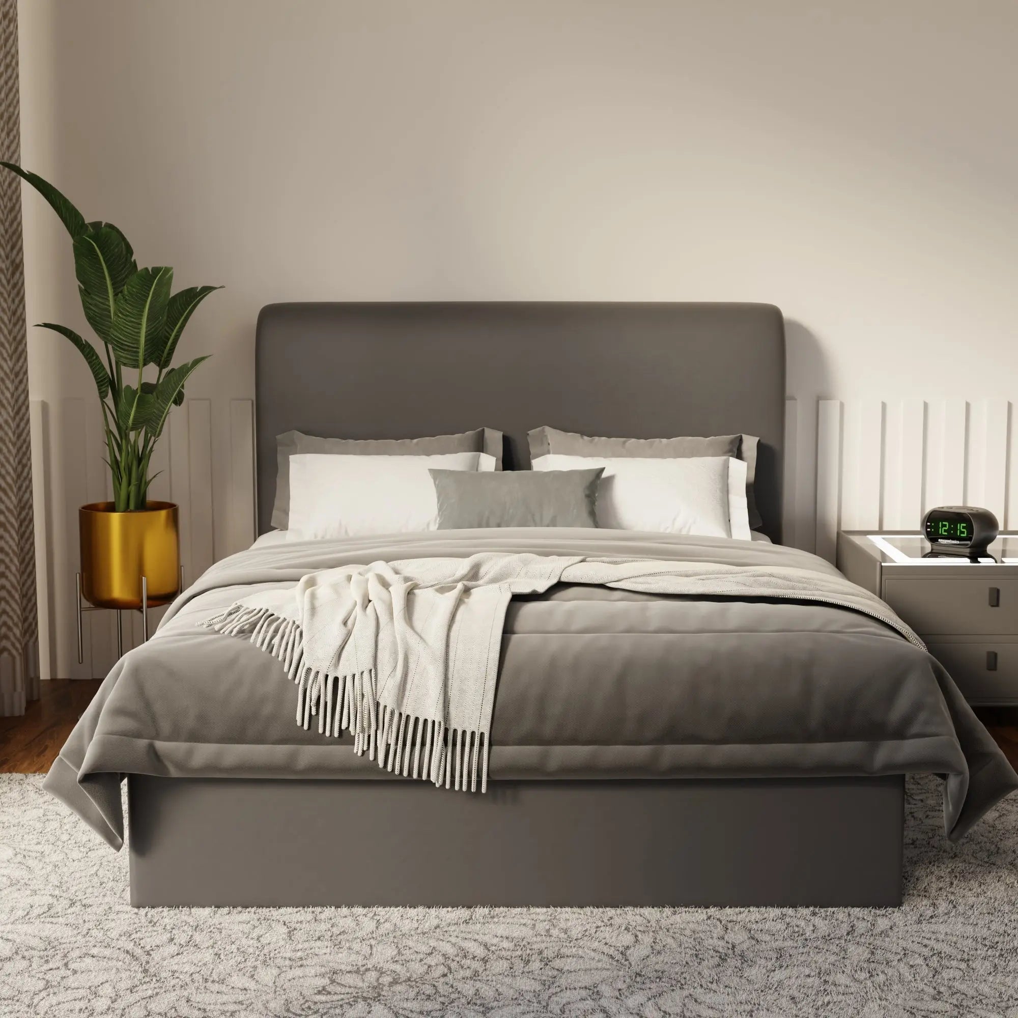 Vintaro Faux Leather Drawer Bed Frame (Pet Friendly) by Somnuz KH