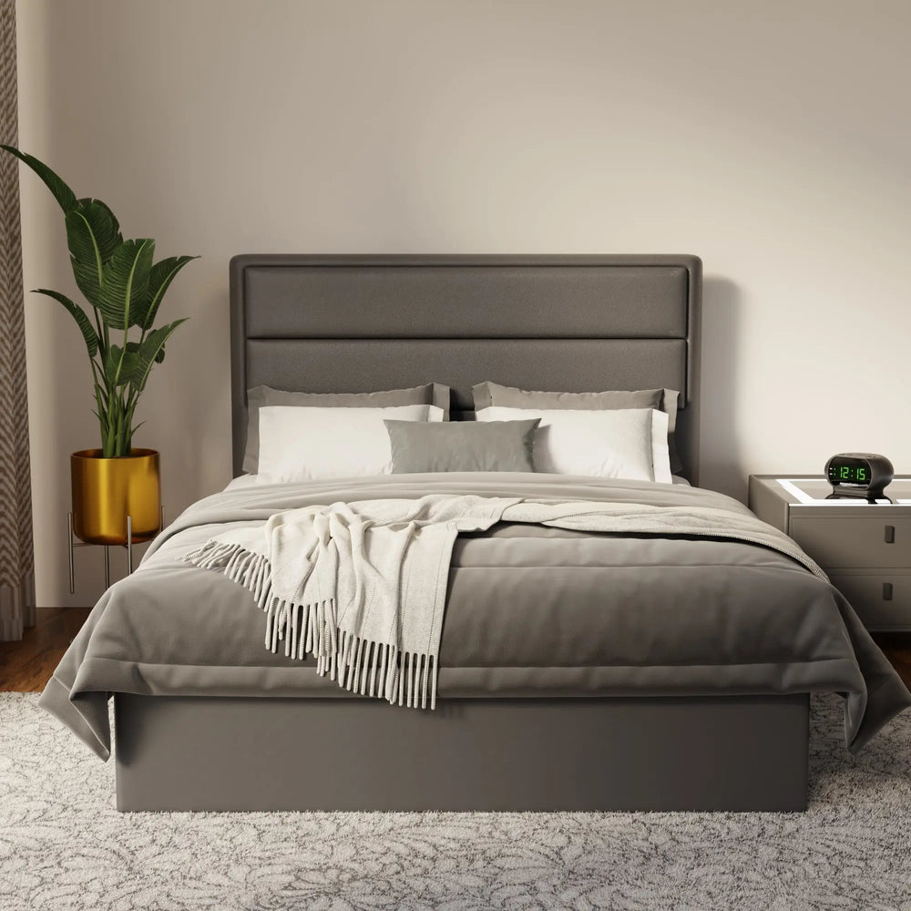 Zorvain Faux Leather Drawer Bed Frame (Pet Friendly) by Somnuz KH