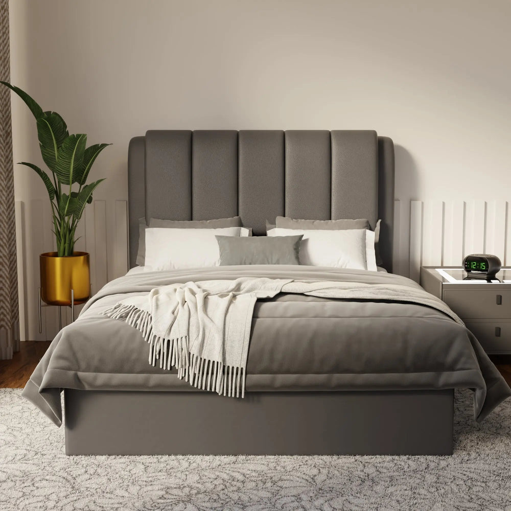 Asteron Faux Leather Drawer Bed Frame (Pet Friendly) by Somnuz KH