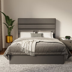 Corlune Faux Leather Drawer Bed Frame (Pet Friendly)