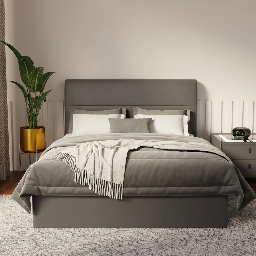 Lysara Faux Leather Drawer Bed Frame (Pet Friendly) by Somnuz KH