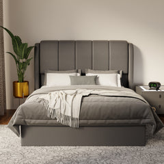 Brinley Faux Leather Drawer Bed Frame (Pet Friendly)