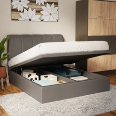 Caldrin Faux Leather Storage Bed Frame (Pet Friendly) by Somnuz KH
