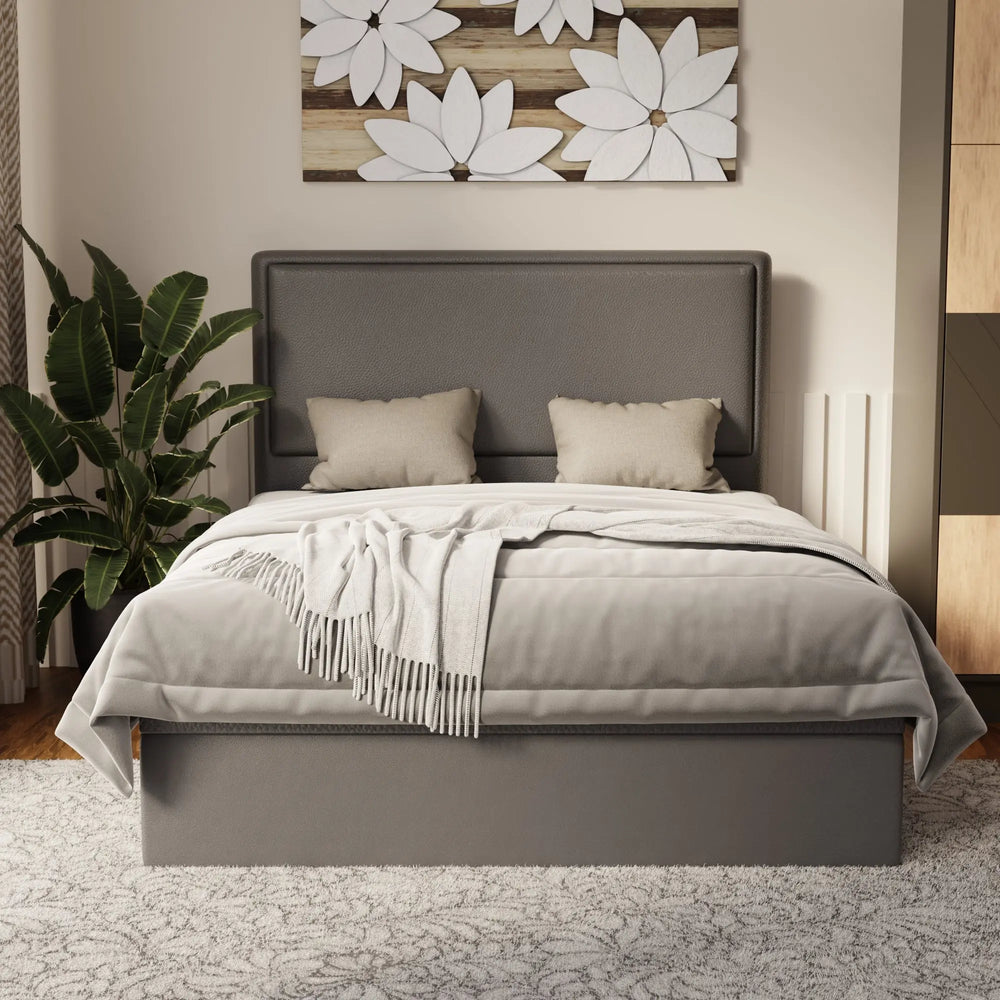 Shiro Faux Leather Storage Bed Frame (Pet Friendly) by Somnuz KH