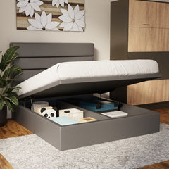 Corlune Faux Leather Storage Bed Frame (Pet Friendly) by Somnuz