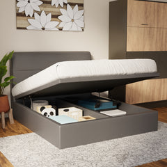 Lysara Faux Leather Storage Bed Frame (Pet Friendly) by Somnuz