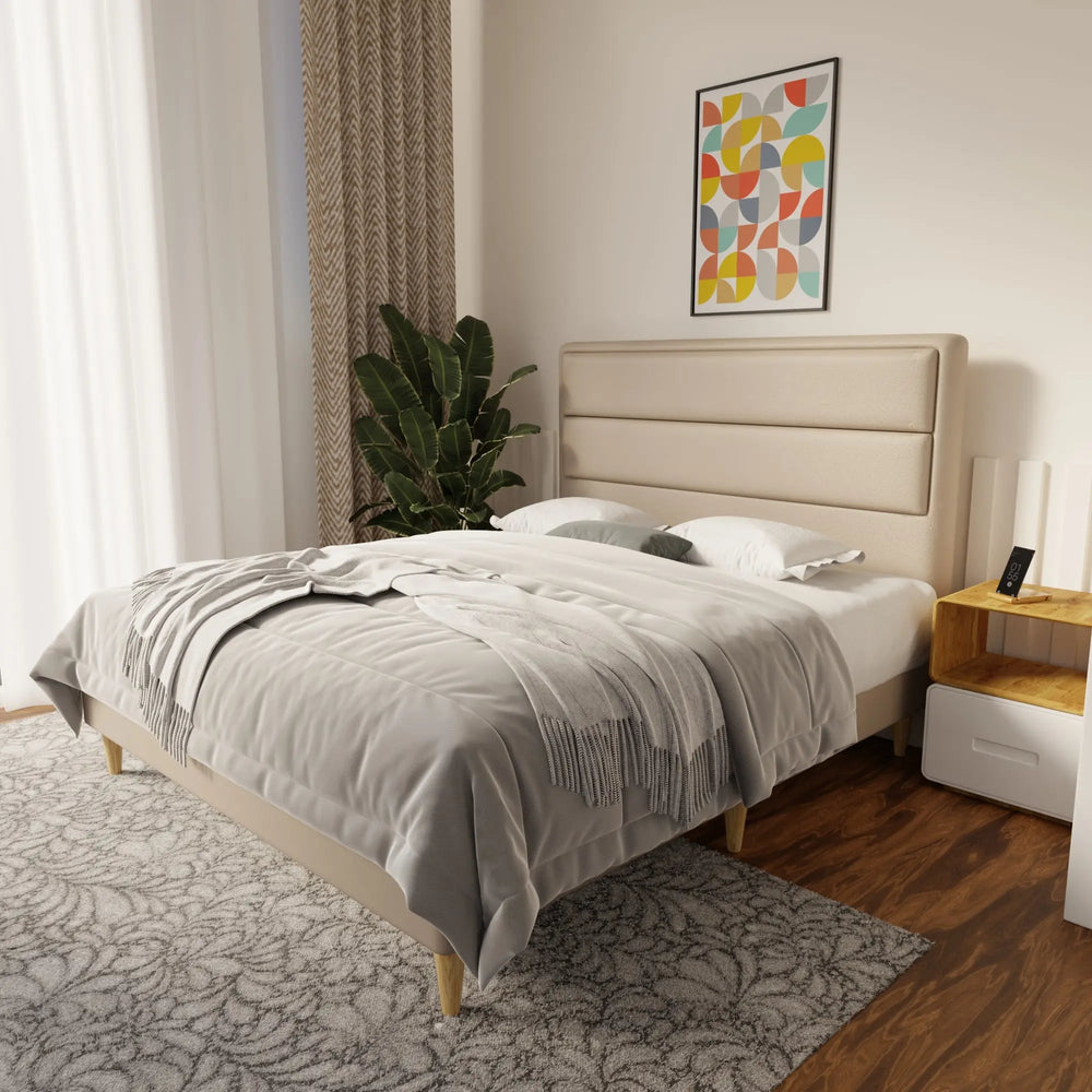 Zorvain Faux Leather Bed Frame (Pet Friendly) by Somnuz KH