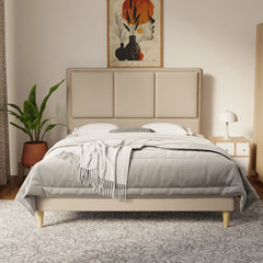 Velmira Faux Leather Bed Frame (Pet Friendly) by Somnuz KH