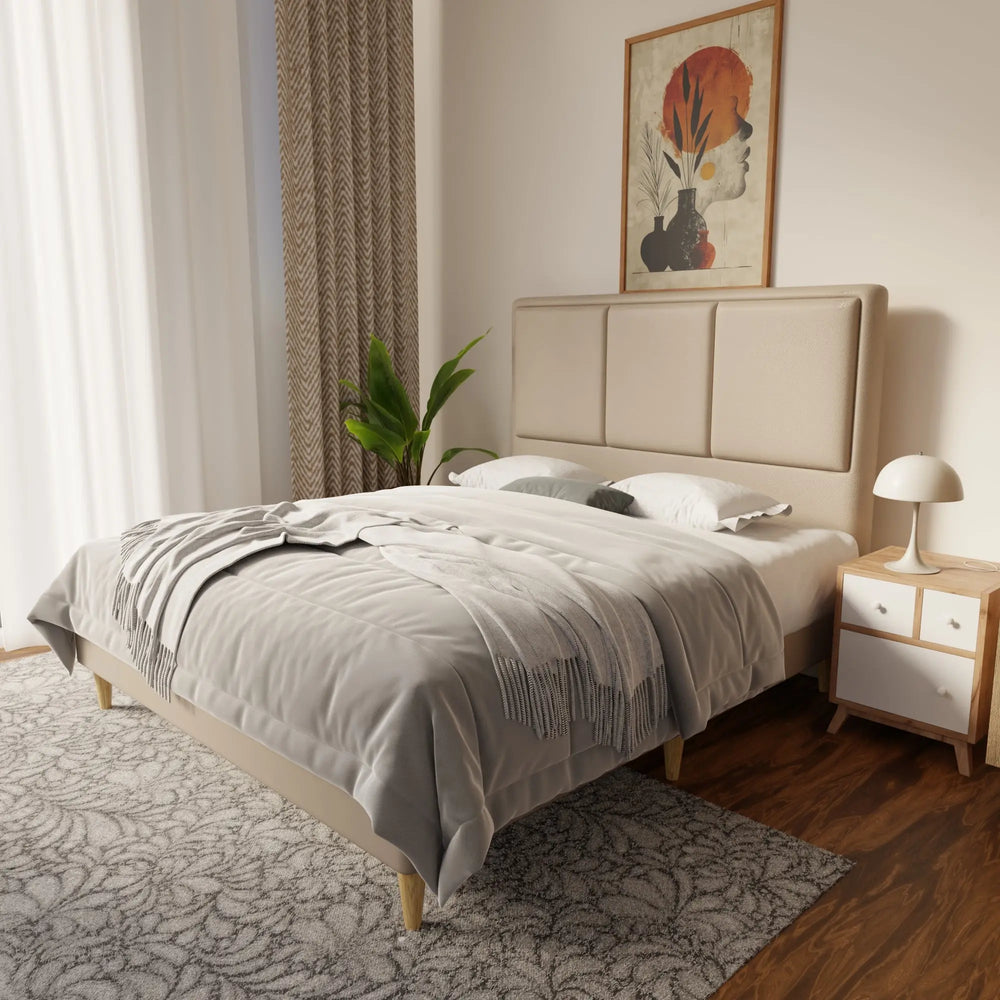 Velmira Faux Leather Bed Frame (Pet Friendly) by Somnuz KH
