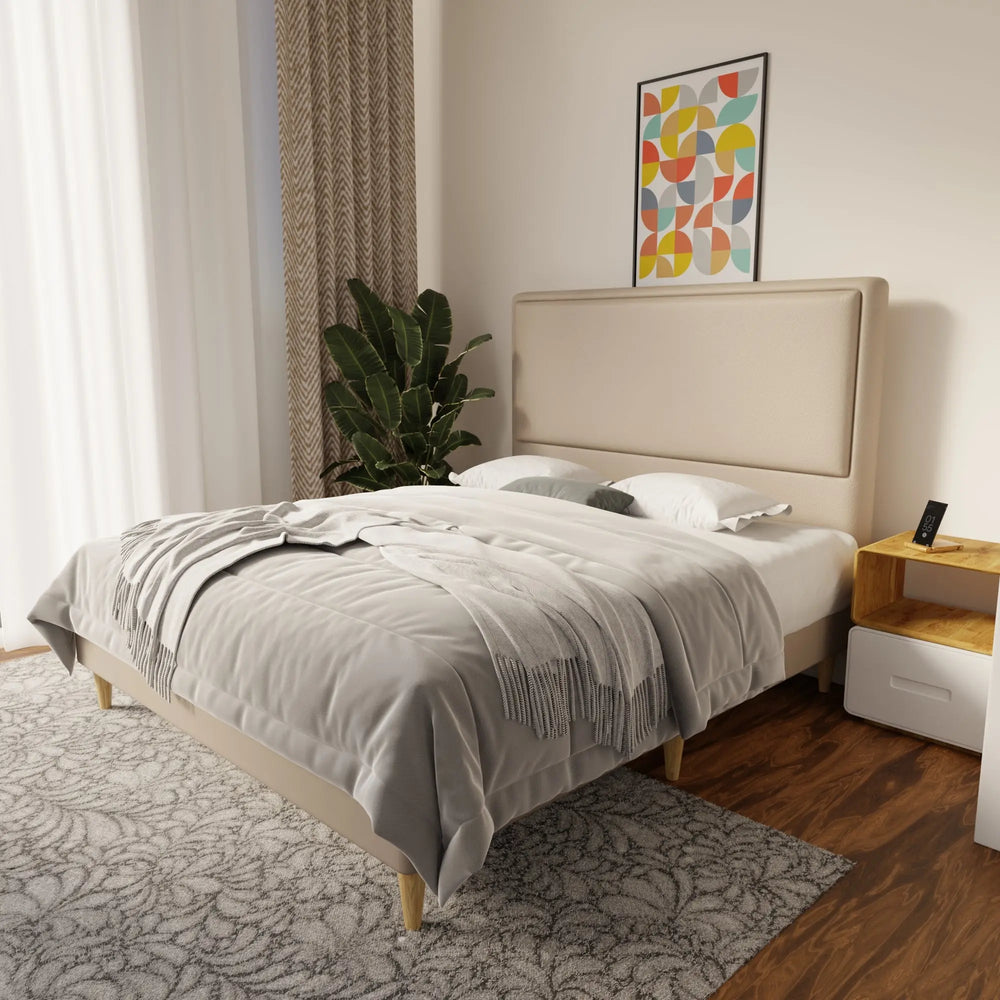 Shiro Faux Leather Bed Frame (Pet Friendly) by Somnuz KH