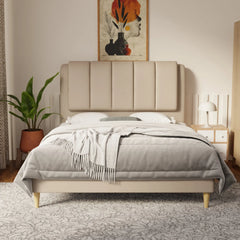Asteron Faux Leather Bed Frame (Pet Friendly) by Somnuz KH