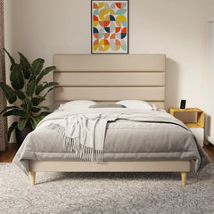 Corlune Faux Leather Bed Frame (Pet Friendly) by Somnuz KH