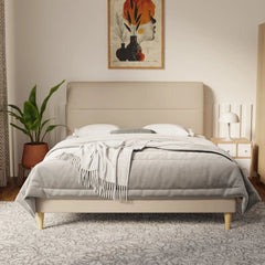Lysara Faux Leather Bed Frame (Pet Friendly) by Somnuz KH