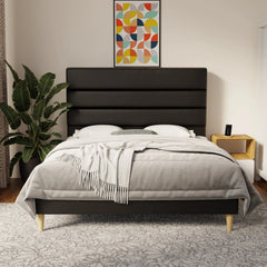 Corlune Faux Leather Bed Frame (Pet Friendly) by Somnuz KH