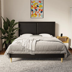 Bravelle Faux Leather Bed Frame (Pet Friendly) by Somnuz KH