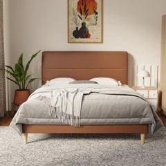 Lysara Faux Leather Bed Frame (Pet Friendly) by Somnuz KH