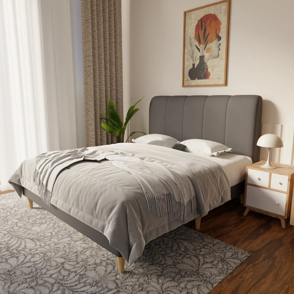 Caldrin Faux Leather Bed Frame (Pet Friendly) by Somnuz KH