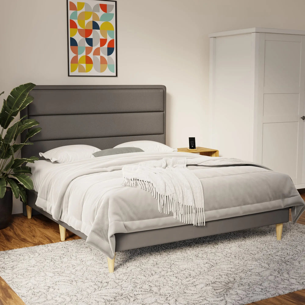 Zorvain Faux Leather Bed Frame (Pet Friendly) by Somnuz KH