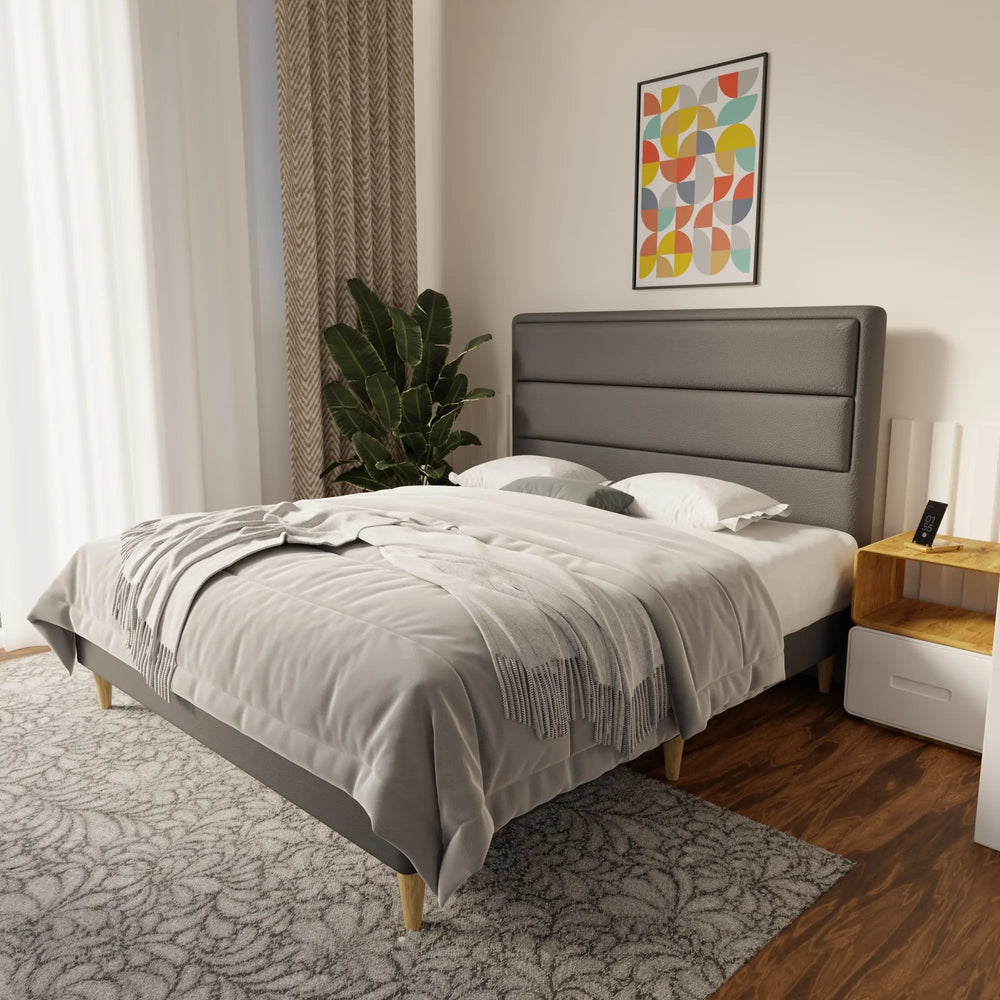 Zorvain Faux Leather Bed Frame (Pet Friendly) by Somnuz KH