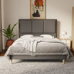 Velmira Faux Leather Bed Frame (Pet Friendly) by Somnuz KH