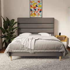 Corlune Faux Leather Bed Frame (Pet Friendly) by Somnuz KH