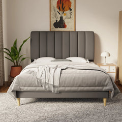 Trevino Faux Leather Bed Frame (Pet Friendly) by Somnuz KH