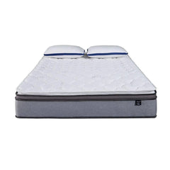 Somnuz™ Comfort Night 12 Inch Water Repellent Teflon Fabric Latex Individual Pocketed Spring Mattress - Somnuz Mattress
